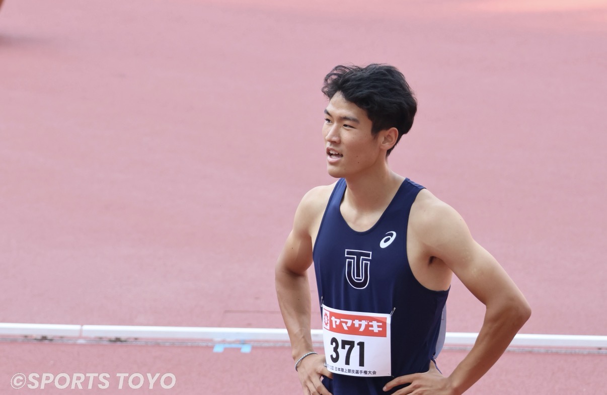 レース直後の安川